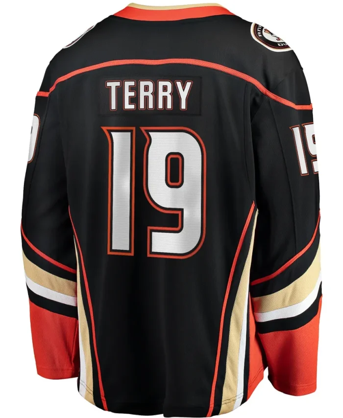 Troy Terry Anaheim Ducks Fanatics Home Team Breakaway Player Jersey - Black