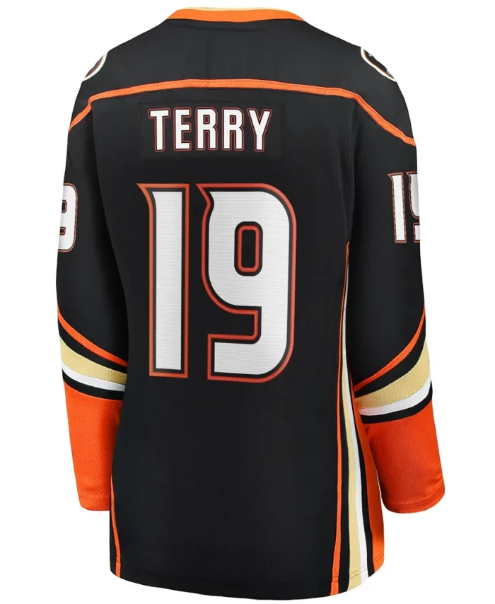 Troy Terry Anaheim Ducks Fanatics Women Home Team Breakaway Player Jersey - Black