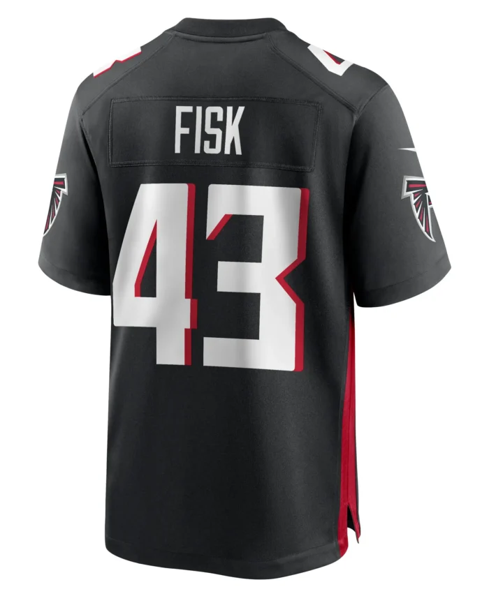 Tucker Fisk Atlanta Falcons Player Game Jersey - Black