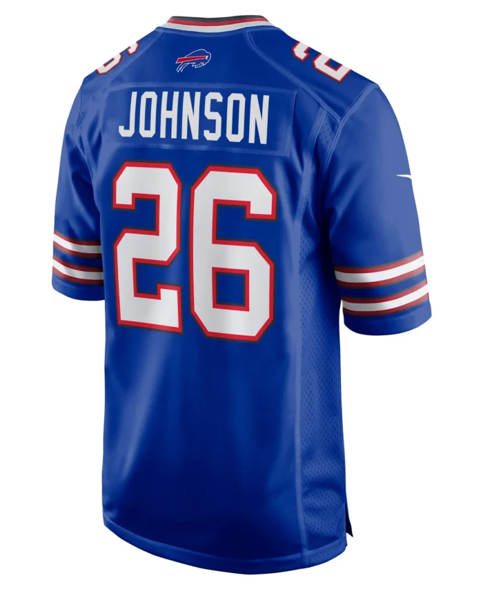 Ty Johnson Buffalo Bills Team Game Jersey -  Royal