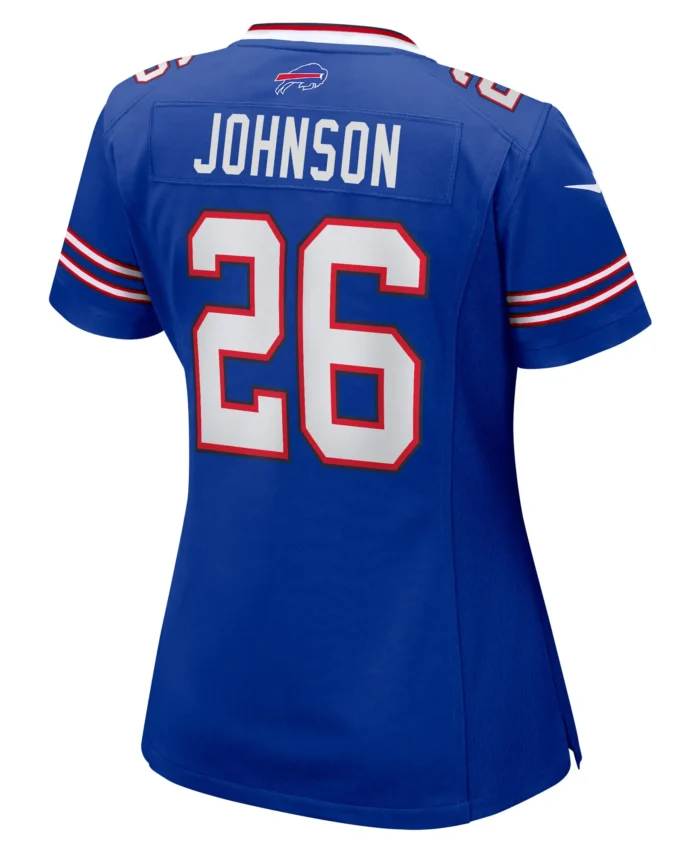 Ty Johnson Buffalo Bills Women's Team Game Jersey -  Royal