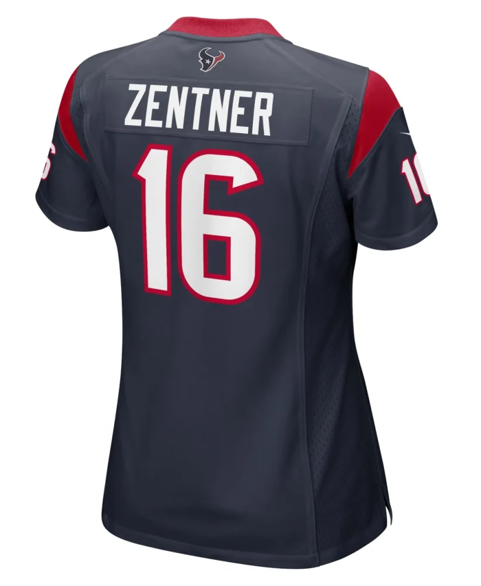 Ty Zentner Houston Texans Women's Team Game Jersey -  Navy