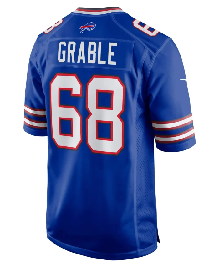 Tylan Grable Buffalo Bills Game Jersey -  Royal