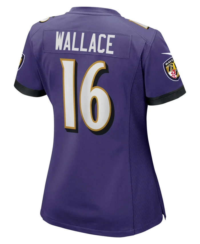 Tylan Wallace Baltimore Ravens Women's Game Jersey - Purple