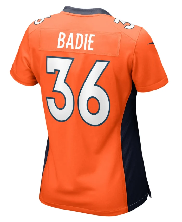 Tyler Badie Denver Broncos Women's Team Game Jersey -  Orange