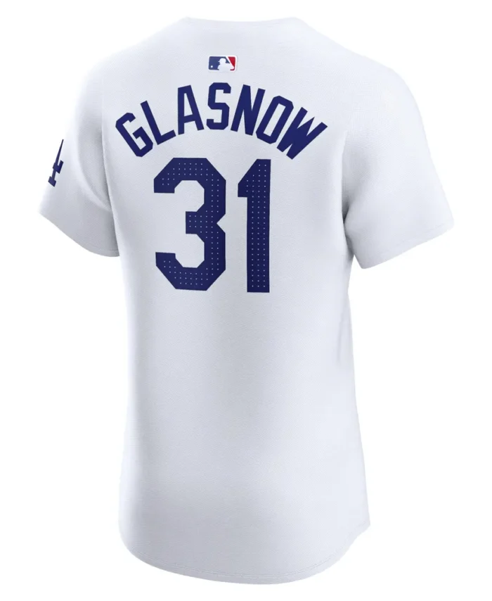 Tyler Glasnow Los Angeles Dodgers Home Elite Player Jersey - White