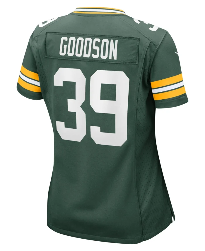 Tyler Goodson Green Bay Packers Women's Game Player Jersey - Green