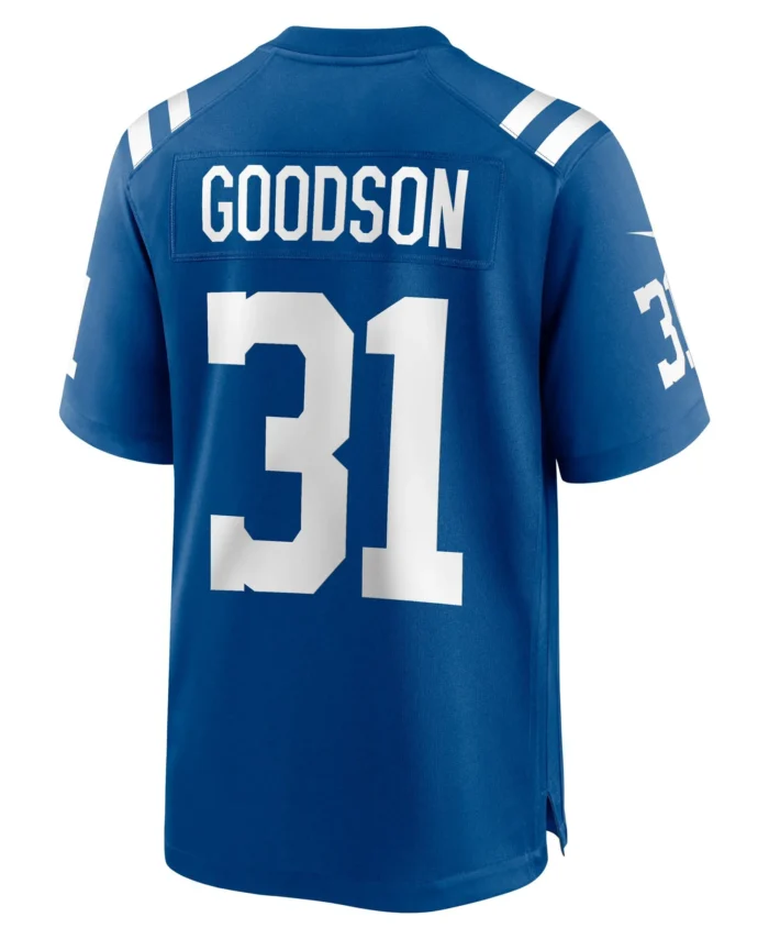 Tyler Goodson Indianapolis Colts  Game Jersey -  Royal