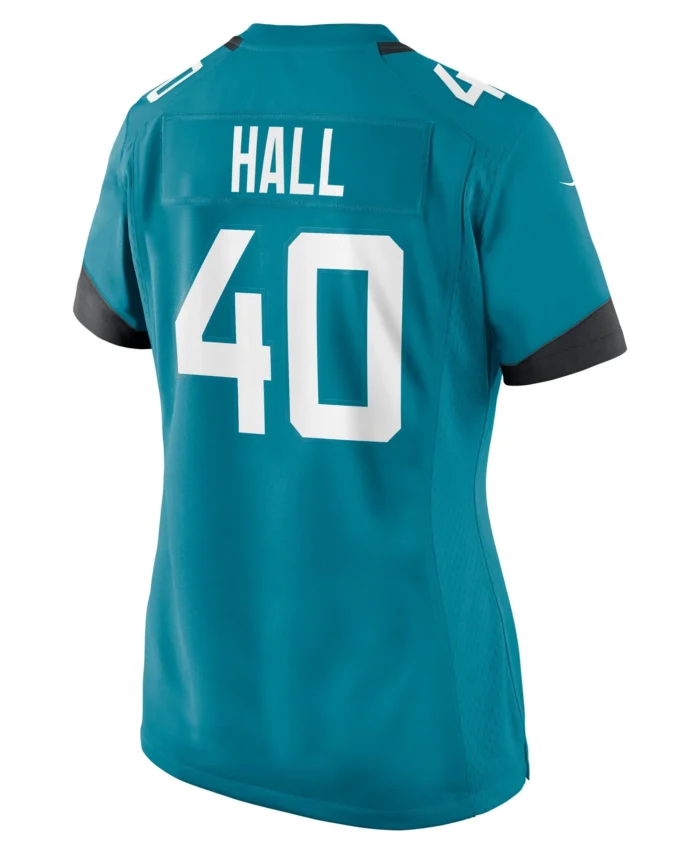 Tyler Hall Jacksonville Jaguars Women's Team Game Jersey -  Teal