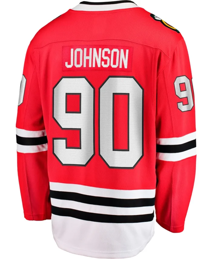Tyler Johnson Chicago Blackhawks Fanatics Home Team Breakaway Player Jersey - Red