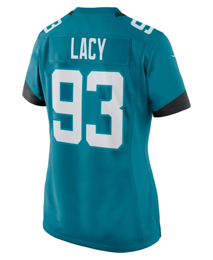 Tyler Lacy Jacksonville Jaguars Women's Team Game Jersey -  Teal