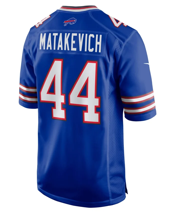 Tyler Matakevich Buffalo Bills  Game Jersey -  Royal
