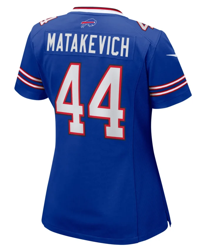 Tyler Matakevich Buffalo Bills Women's  Game Jersey -  Royal