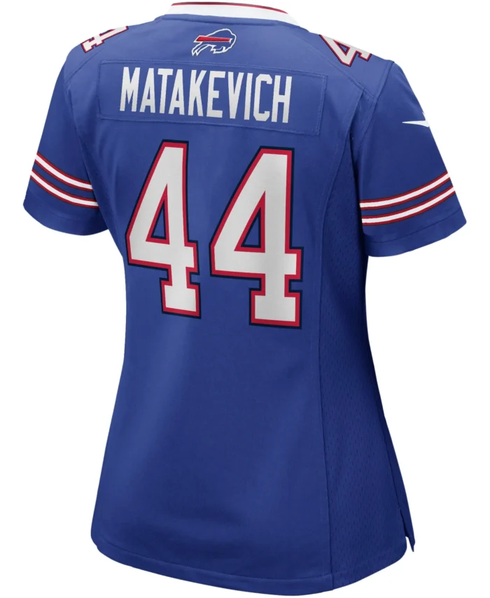 Tyler Matakevich Buffalo Bills Women's Player Game Jersey - Royal