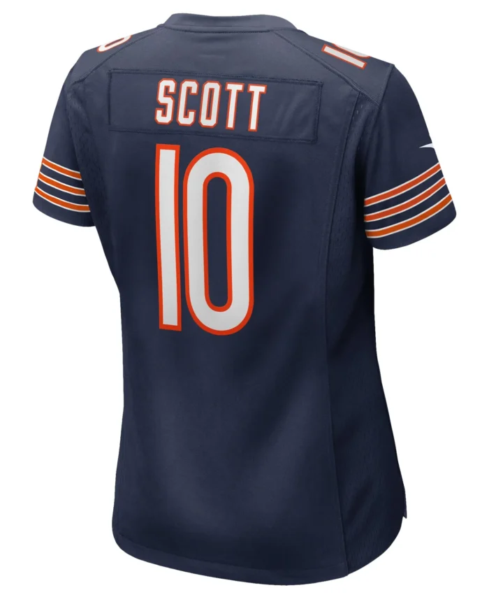 Tyler Scott Chicago Bears Women's  Game Jersey -  Navy
