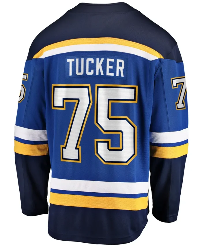 Tyler Tucker St. Louis Blues Fanatics Home Premier Breakaway Player Jersey - Blue