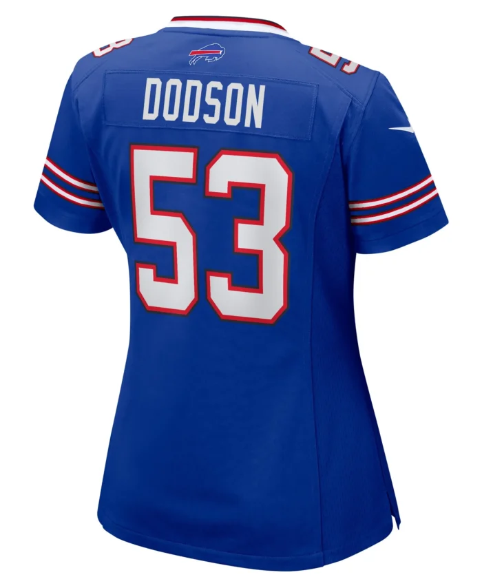 Tyrel Dodson Buffalo Bills Women's Game Jersey - Royal