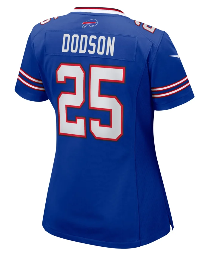 Tyrel Dodson Buffalo Bills Women's Team Game Jersey -  Royal