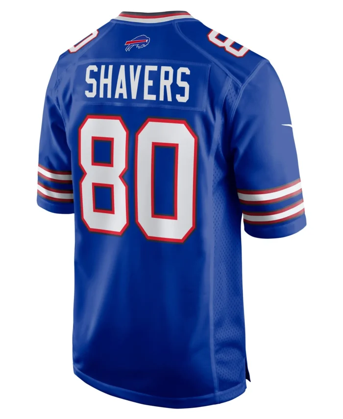 Tyrell Shavers Buffalo Bills Team Game Jersey - Royal