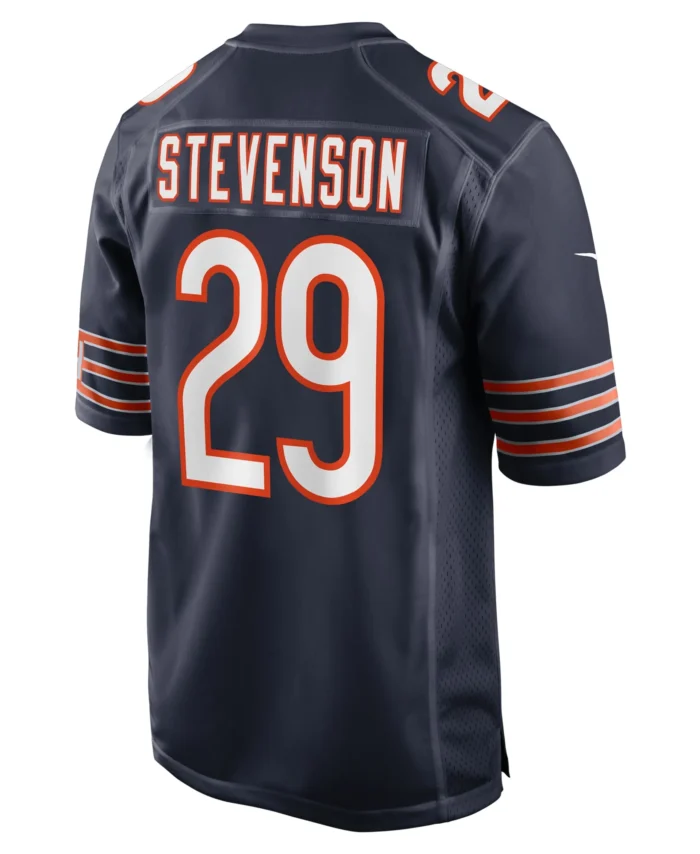 Tyrique Stevenson Chicago Bears  Game Jersey -  Navy