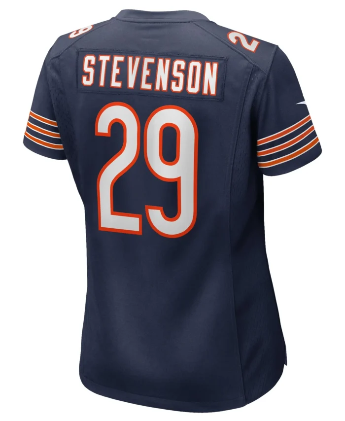 Tyrique Stevenson Chicago Bears Women's  Game Jersey -  Navy