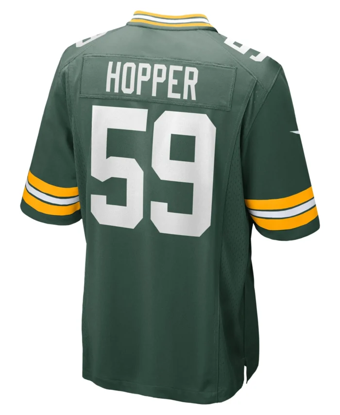 Ty'Ron Hopper Green Bay Packers  Game Jersey -  Green