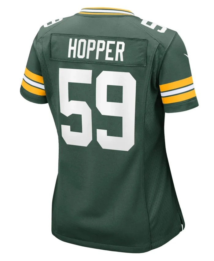 Ty'Ron Hopper Green Bay Packers Women's  Game Jersey -  Green