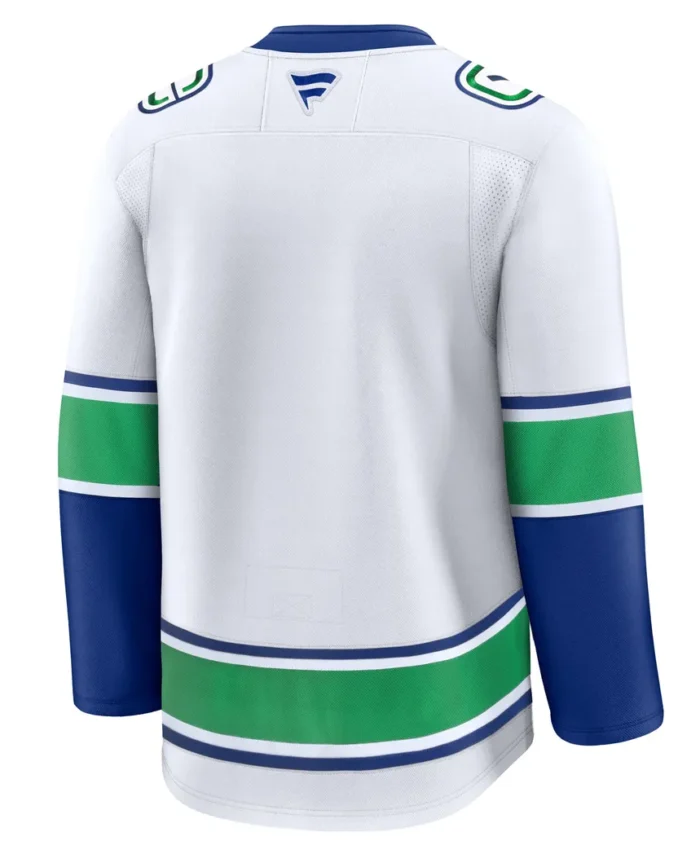 Vancouver Canucks Fanatics Away Premium Jersey - White
