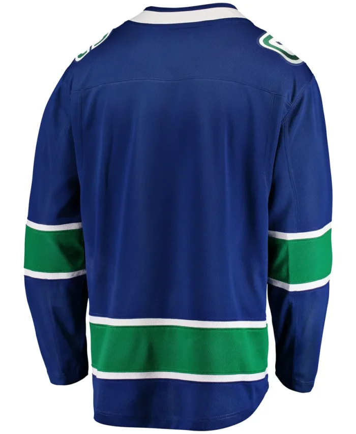 Vancouver Canucks Fanatics Home Team Breakaway Jersey - Blue