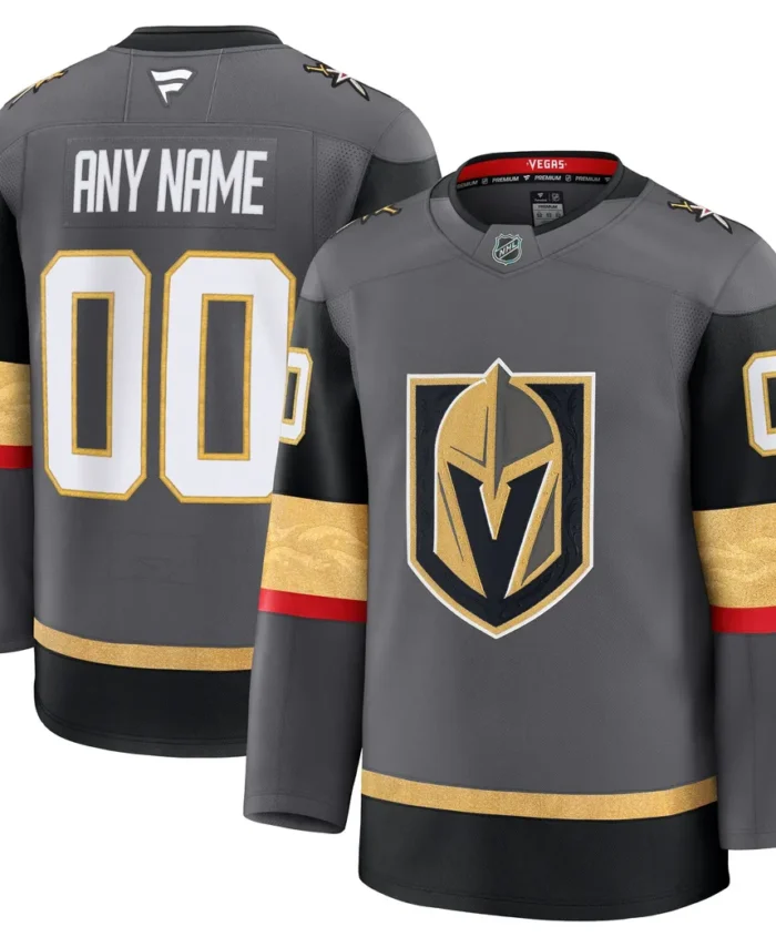 Vegas Golden Knights Fanatics Alternate Premium Custom Jersey - Gray