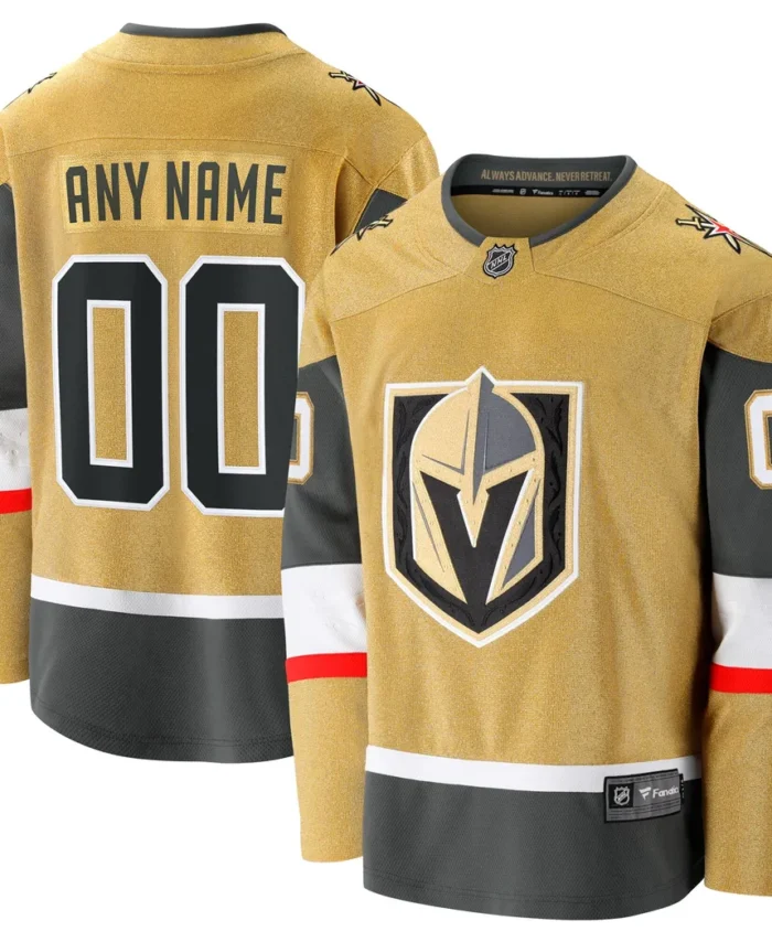 Vegas Golden Knights Fanatics Home Breakaway Custom Jersey -