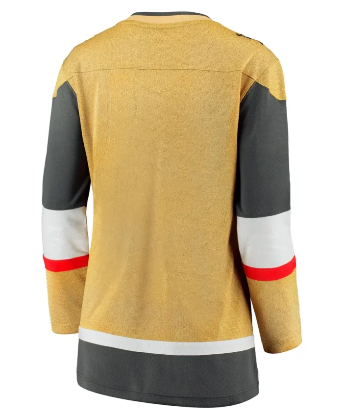 Vegas Golden Knights Fanatics Women Home Breakaway Jersey - Gold