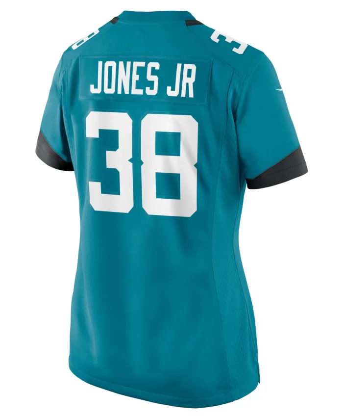 Velus Jones Jr. Jacksonville Jaguars Women's  Game Jersey -  Teal