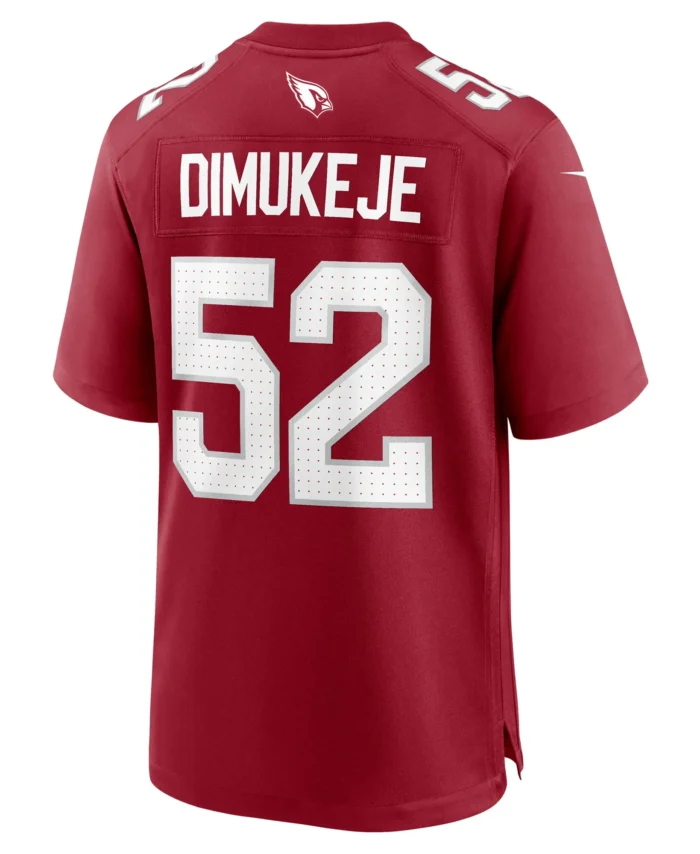 Victor Dimukeje Arizona Cardinals Team Game Jersey -  Cardinal