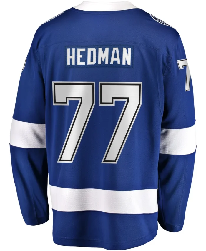 Victor Hedman Tampa Bay Lightning Fanatics Home Premier Breakaway Player Jersey - Blue