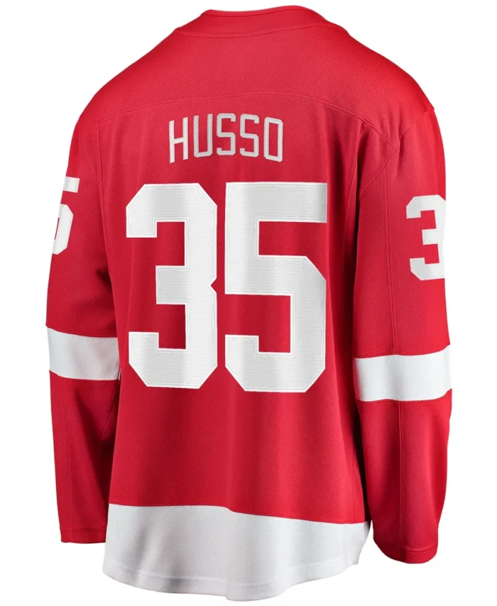 Ville Husso Detroit Red Wings Fanatics Home Breakaway Player Jersey - Red