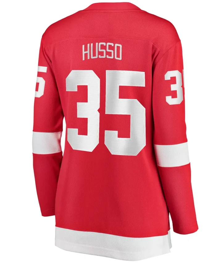 Ville Husso Detroit Red Wings Fanatics Women Home Breakaway Player Jersey - Red