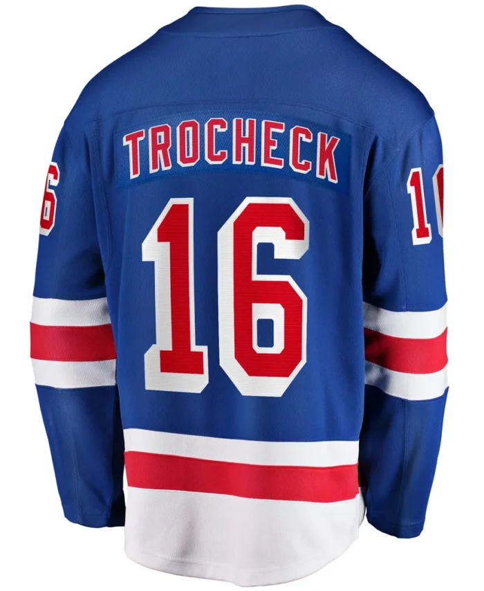 Vincent Trocheck New York Rangers Fanatics Home Breakaway Player Jersey - Blue