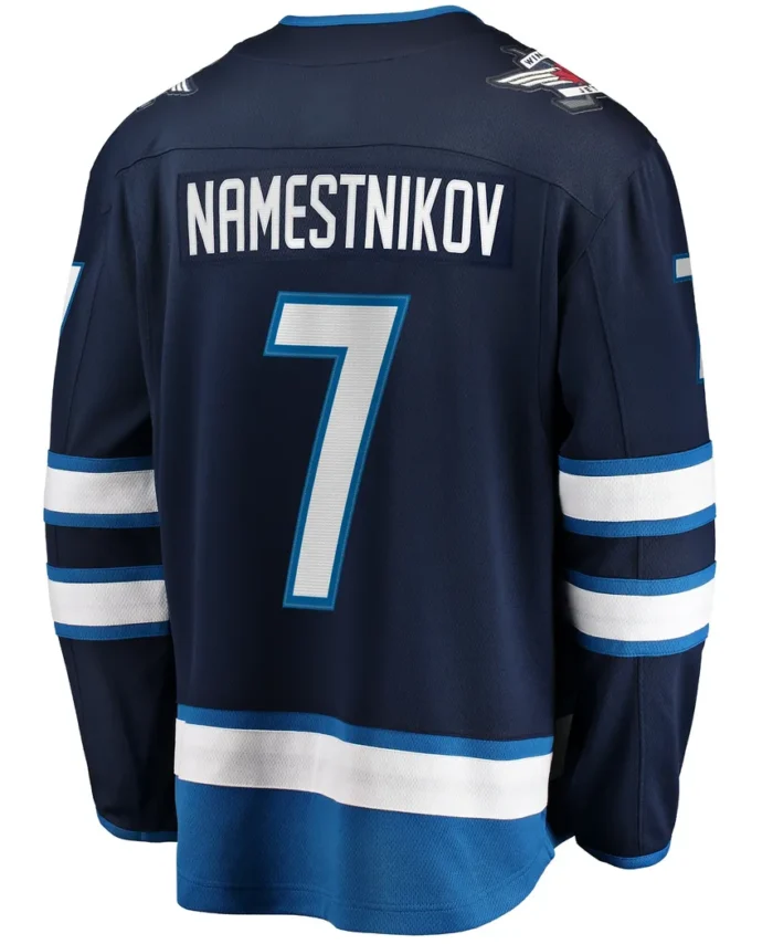 Vladislav Namestnikov Winnipeg Jets Fanatics Home Premier Breakaway Player Jersey - Navy