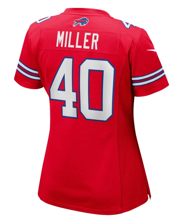 Von Miller Buffalo Bills Women's Player Jersey - Red