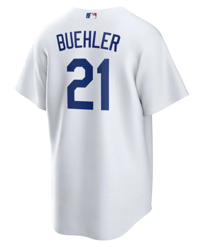 Walker Buehler Los Angeles Dodgers Home Replica Player Jersey - White