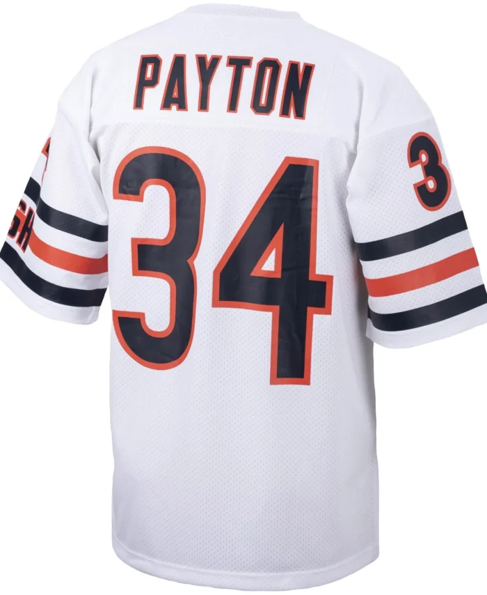 Walter Payton Chicago Bears Mitchell & Ness Big & Tall 1985 Retired Player Replica Jersey - White