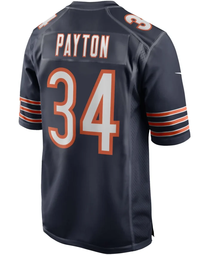Walter Payton Chicago Bears Game Retired Player Jersey - Navy