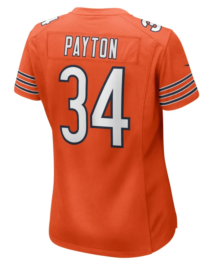 Walter Payton Chicago Bears Women's Retired Player Jersey - Orange