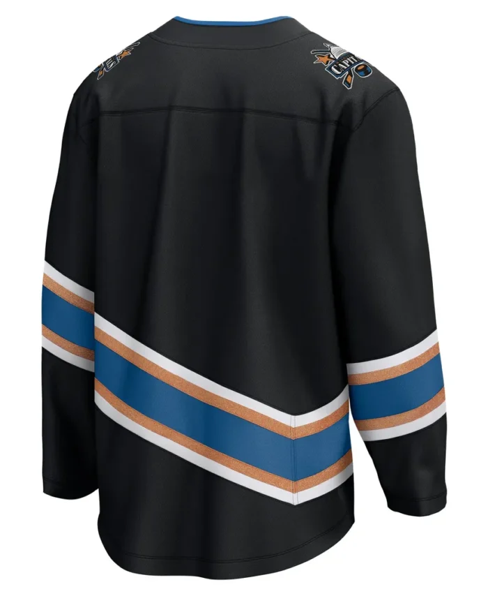 Washington Capitals Fanatics Alternate 50th Anniversary Breakaway Jersey - Black