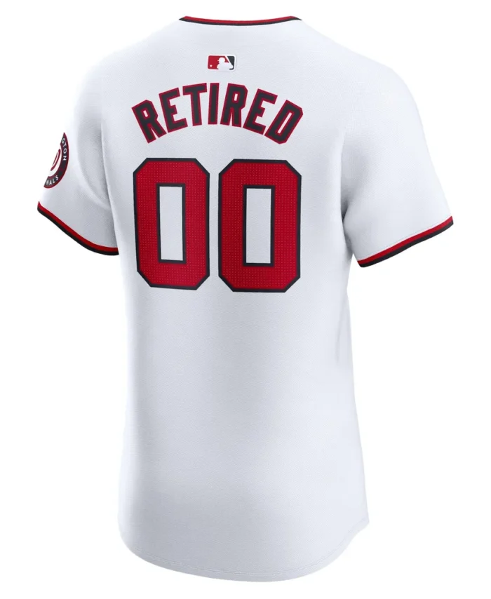 Washington Nationals Home Elite Pick-A-Player Retired Roster Jersey - White