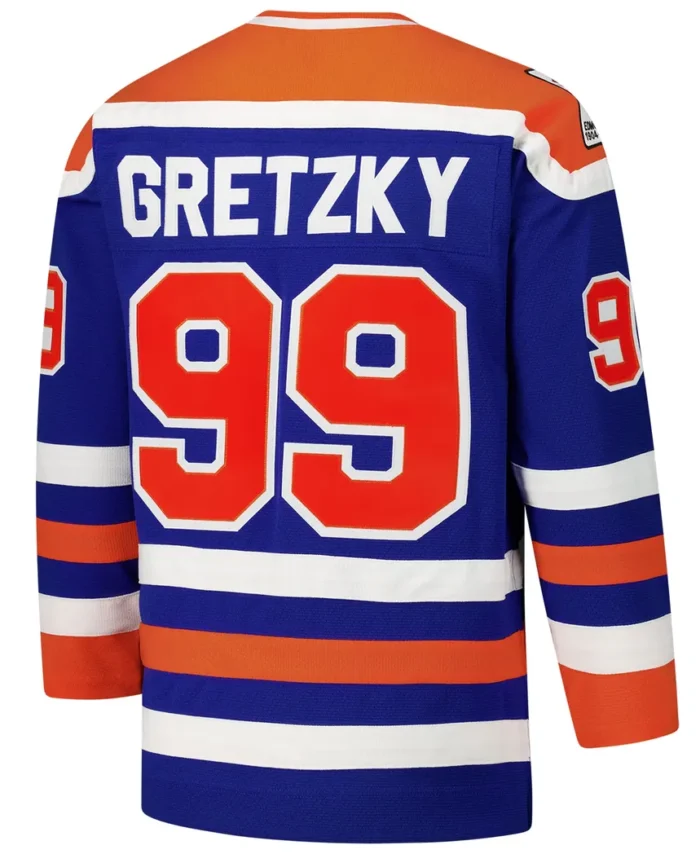 Wayne Gretzky Edmonton Oilers 1979-80 Power Play Jersey - Royal