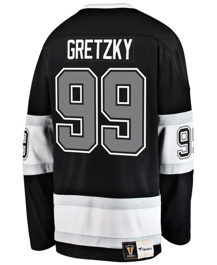 Wayne Gretzky Los Angeles Kings Fanatics Premier Breakaway Retired Player Jersey - Black