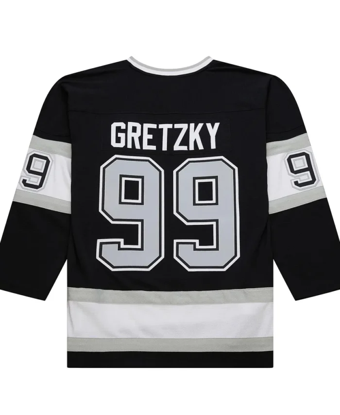 Wayne Gretzky Los Angeles Kings Mitchell Ness Big Tall 1992/93 Blue Line 2.0 Jersey - Black