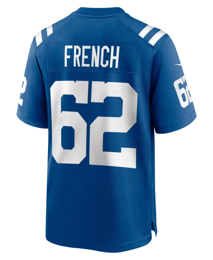 Wesley French Indianapolis Colts Game Player Jersey - Royal